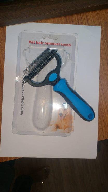 2 in 1 De-shedding Grooming Undercoat Brush