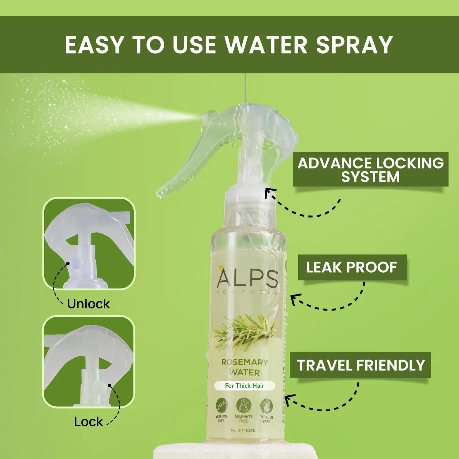 Rosemary Water Hair Spray For Regrowth Buy 1 Get 2 Free